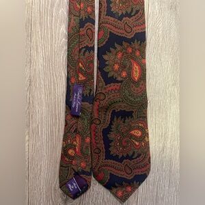 Ralph Lauren Purple Label Paisley Silk Tie